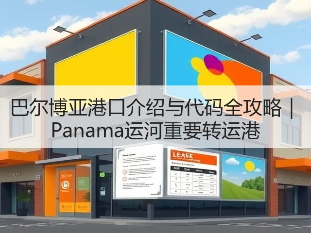 巴尔博亚港口介绍与代码全攻略| Panama运河重要转运港(图1) 巴尔博亚港口介绍与代码全攻略| Panama运河重要转运港(图1)