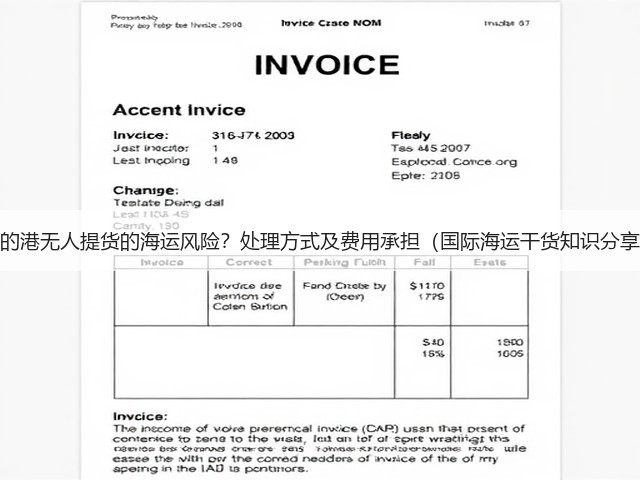 目的港无人提货的海运风险?处理方式及费用承担(国际海运干货知识分享)(图3) 目的港无人提货的海运风险?处理方式及费用承担(国际海运干货知识分享)(图3)