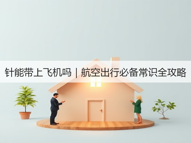 针能带上飞机吗|航空出行必备常识全攻略(图2) 针能带上飞机吗|航空出行必备常识全攻略(图2)