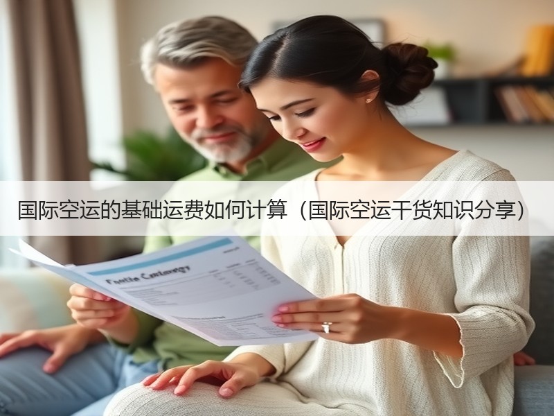 国际空运的基础运费如何计算（国际空运干货知识分享）