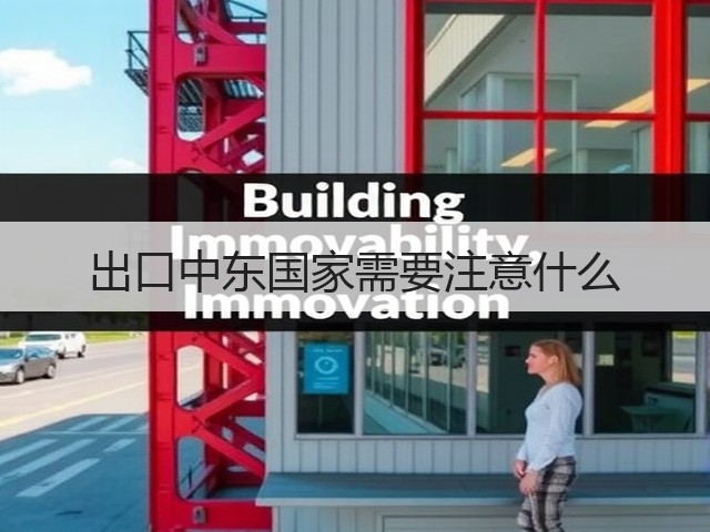 出口中东国家需要注意什么(图2) 出口中东国家需要注意什么(图2)