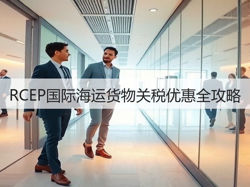 RCEP国际海运货物关税优惠全攻略