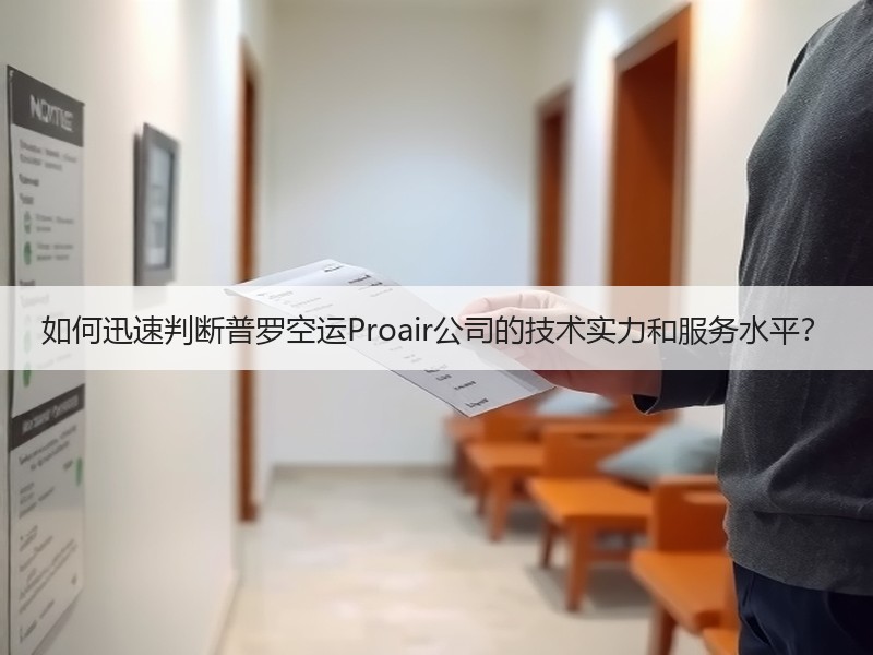 如何迅速判断普罗空运Proair公司的技术实力和服务水平？