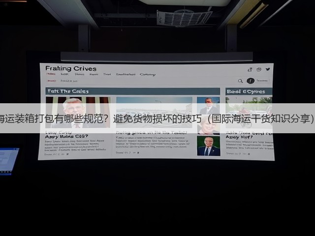 海运装箱打包有哪些规范?避免货物损坏的技巧(国际海运干货知识分享)(图2) 海运装箱打包有哪些规范?避免货物损坏的技巧(国际海运干货知识分享)(图2)