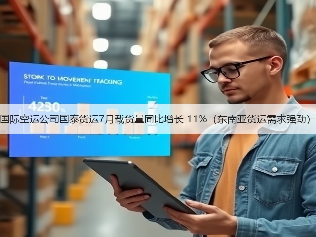 国际空运公司国泰货运7月载货量同比增长 11%（东南亚货运需求强劲）(图2)