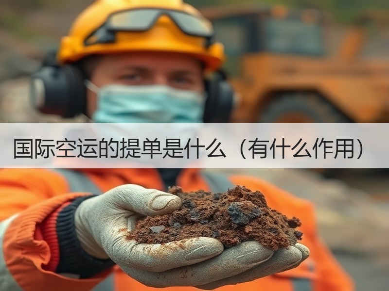 国际空运的提单是什么（有什么作用）