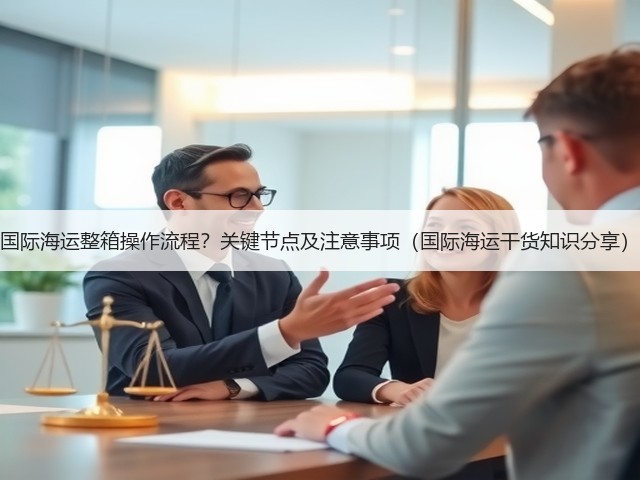 国际海运整箱操作流程?关键节点及注意事项(国际海运干货知识分享)(图2) 国际海运整箱操作流程?关键节点及注意事项(国际海运干货知识分享)(图2)