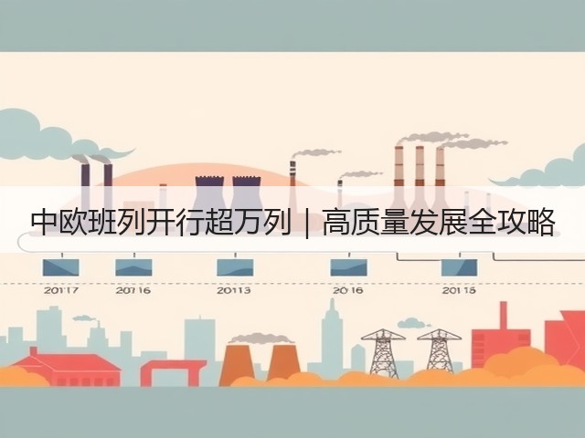 中欧班列开行超万列|高质量发展全攻略(图1) 中欧班列开行超万列|高质量发展全攻略(图1)