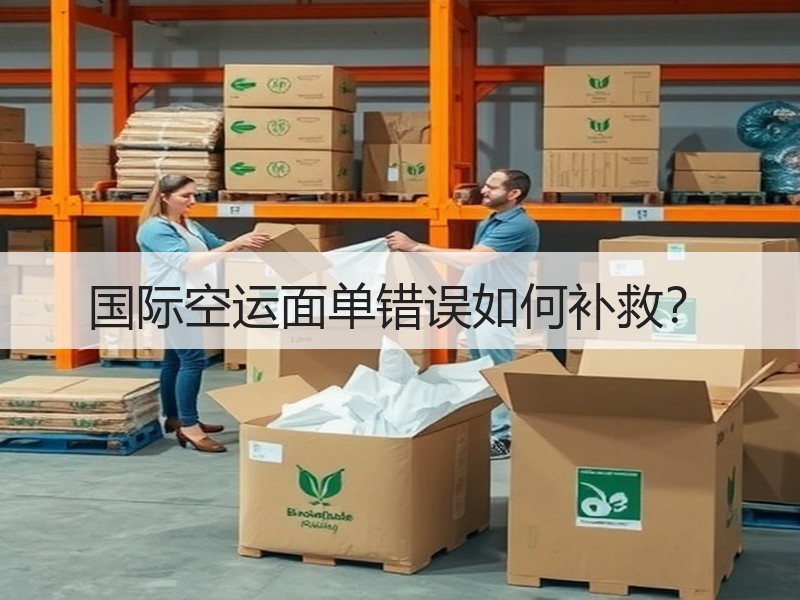 国际空运面单错误如何补救？