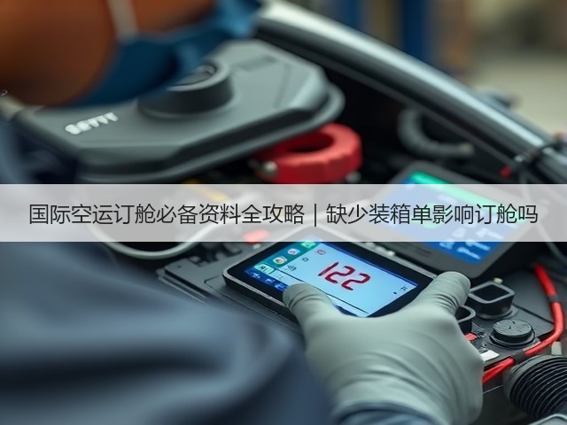 国际空运订舱必备资料全攻略|缺少装箱单影响订舱吗(图3) 国际空运订舱必备资料全攻略|缺少装箱单影响订舱吗(图3)