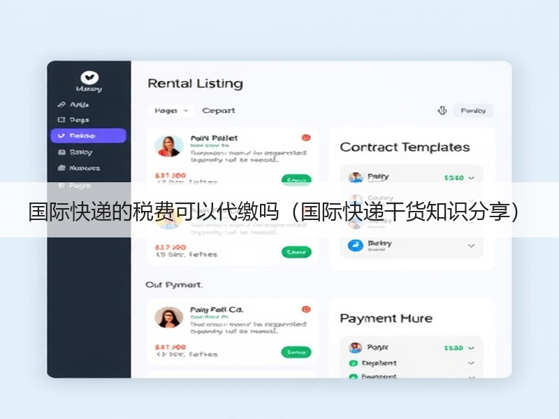 国际快递的税费可以代缴吗（国际快递干货知识分享）