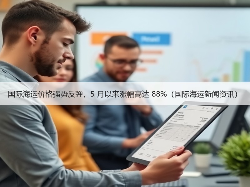 国际海运价格强势反弹,5 月以来涨幅高达 88%(国际海运新闻资讯) 国际海运价格强势反弹,5 月以来涨幅高达 88%(国际海运新闻资讯)