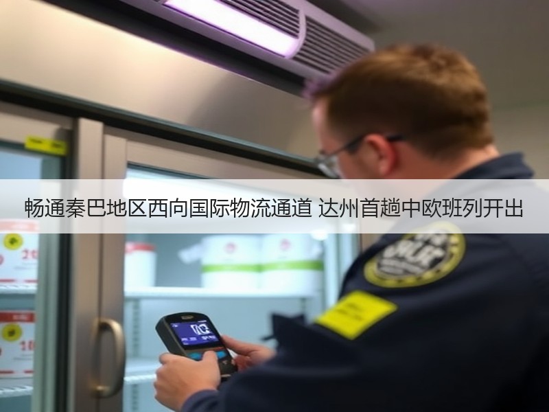 畅通秦巴地区西向国际物流通道 达州首趟中欧班列开出