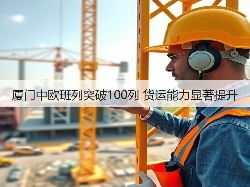 厦门中欧班列突破100列 货运能力显著提升 厦门中欧班列突破100列 货运能力显著提升