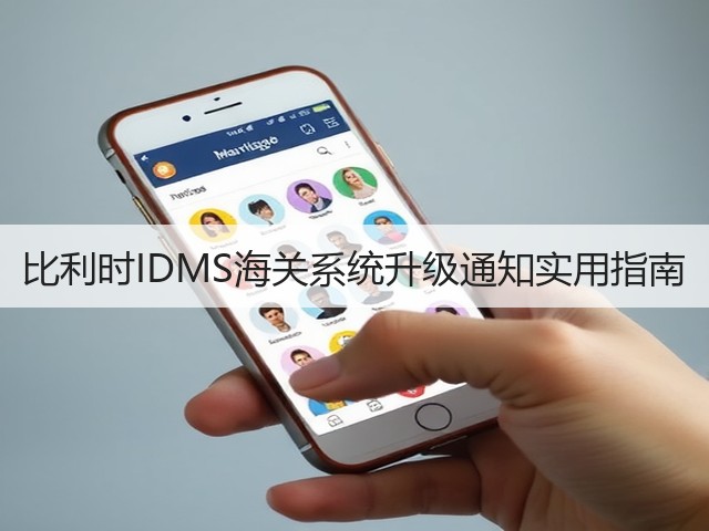 比利时IDMS海关系统升级通知实用指南(图2) 比利时IDMS海关系统升级通知实用指南(图2)