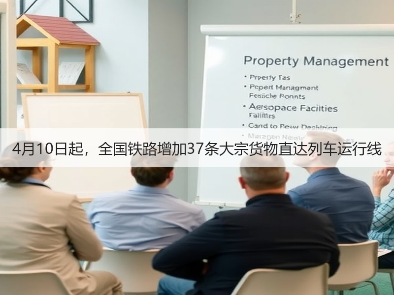 4月10日起，全国铁路增加37条大宗货物直达列车运行线