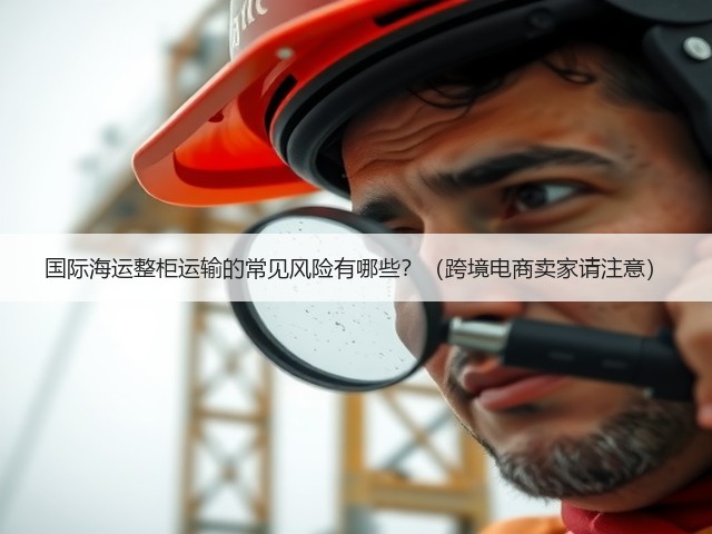 国际海运整柜运输的常见风险有哪些?(跨境电商卖家请注意)(图1) 国际海运整柜运输的常见风险有哪些?(跨境电商卖家请注意)(图1)