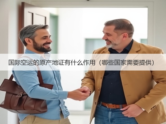 国际空运的原产地证有什么作用(哪些国家需要提供)(图2) 国际空运的原产地证有什么作用(哪些国家需要提供)(图2)