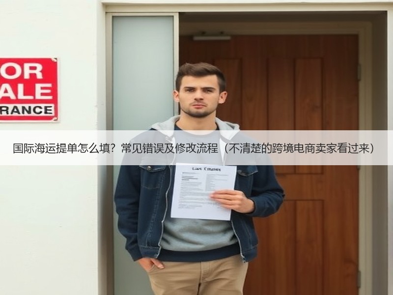 国际海运提单怎么填？常见错误及修改流程（不清楚的跨境电商卖家看过来）