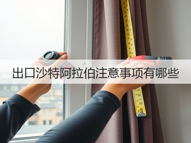 出口沙特阿拉伯注意事项有哪些(图1) 出口沙特阿拉伯注意事项有哪些(图1)
