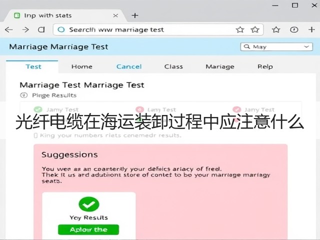 光纤电缆在海运装卸过程中应注意什么(图3)