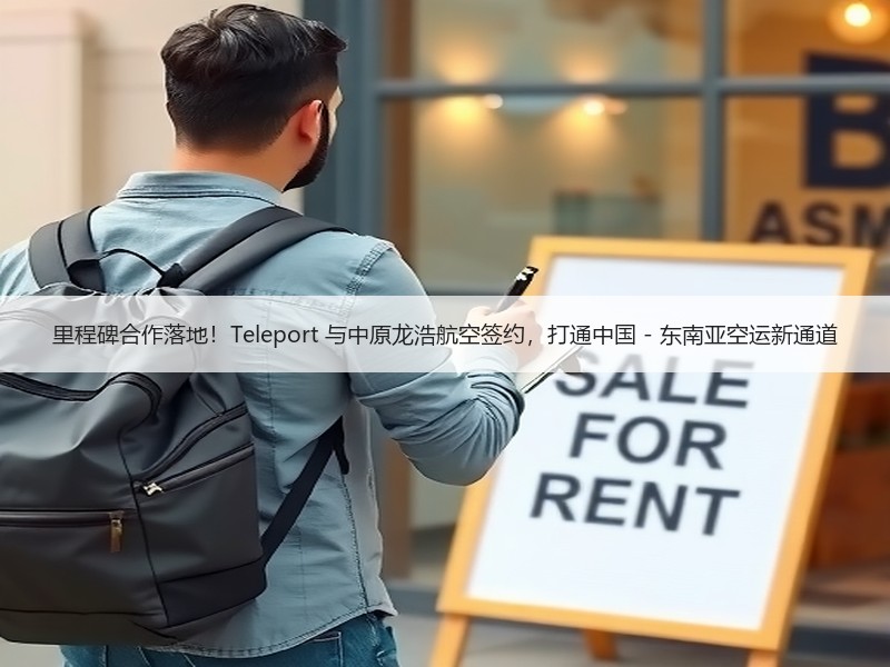 里程碑合作落地!Teleport 与中原龙浩航空签约,打通中国 - 东南亚空运新通道 里程碑合作落地!Teleport 与中原龙浩航空签约,打通中国 - 东南亚空运新通道