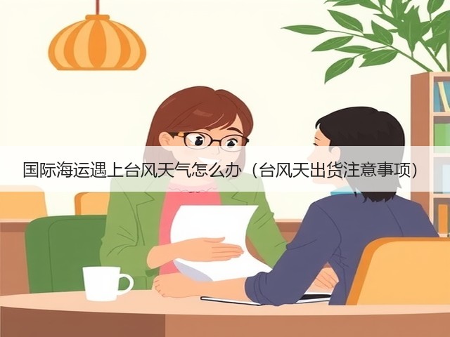 国际海运遇上台风天气怎么办(台风天出货注意事项)(图2) 国际海运遇上台风天气怎么办(台风天出货注意事项)(图2)
