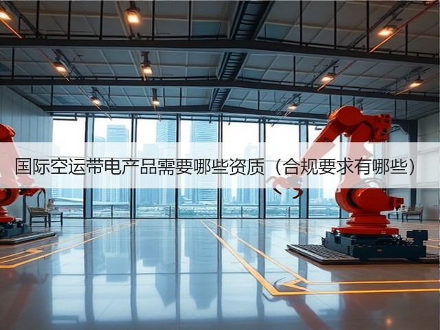 国际空运带电产品需要哪些资质(合规要求有哪些)(图1) 国际空运带电产品需要哪些资质(合规要求有哪些)(图1)