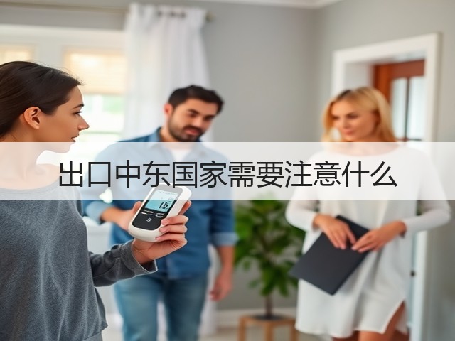 出口中东国家需要注意什么(图3) 出口中东国家需要注意什么(图3)