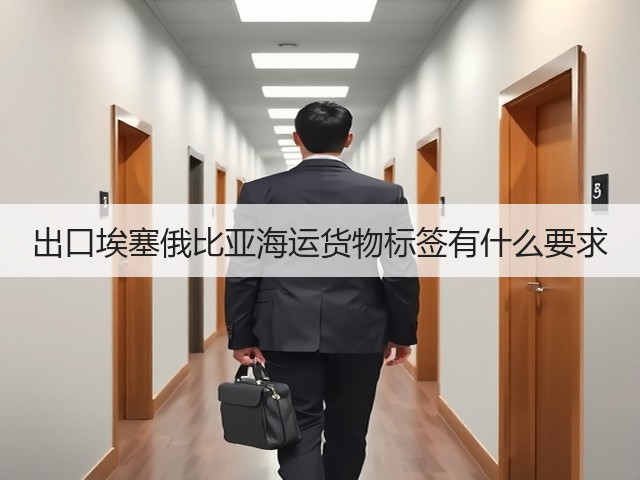 出口埃塞俄比亚海运货物标签有什么要求(图2) 出口埃塞俄比亚海运货物标签有什么要求(图2)