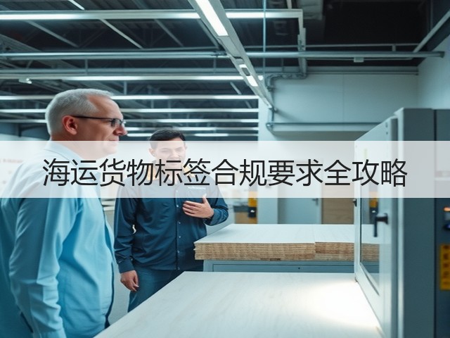 海运货物标签合规要求全攻略(图2)
