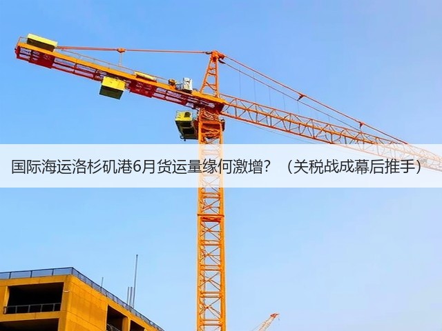 国际海运洛杉矶港6月货运量缘何激增?(关税战成幕后推手)(图3) 国际海运洛杉矶港6月货运量缘何激增?(关税战成幕后推手)(图3)