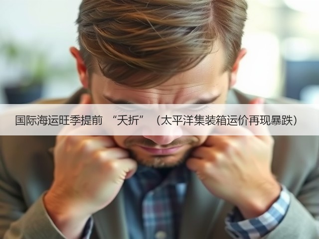 国际海运旺季提前 “夭折”(太平洋集装箱运价再现暴跌)(图1) 国际海运旺季提前 “夭折”(太平洋集装箱运价再现暴跌)(图1)
