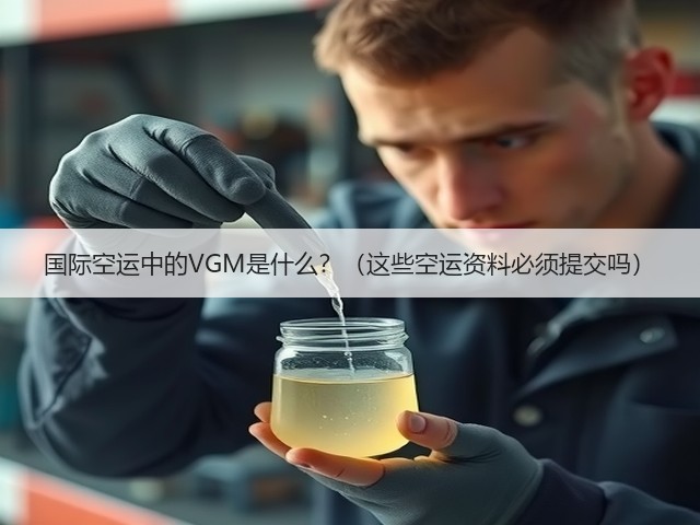 国际空运中的VGM是什么?(这些空运资料必须提交吗)(图3) 国际空运中的VGM是什么?(这些空运资料必须提交吗)(图3)