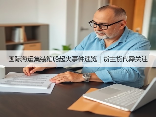 国际海运集装箱船起火事件速览｜货主货代需关注(图1)