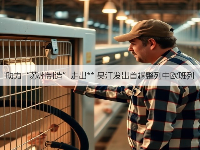 助力“苏州制造”走出** 吴江发出首趟整列中欧班列(图2) 助力“苏州制造”走出** 吴江发出首趟整列中欧班列(图2)