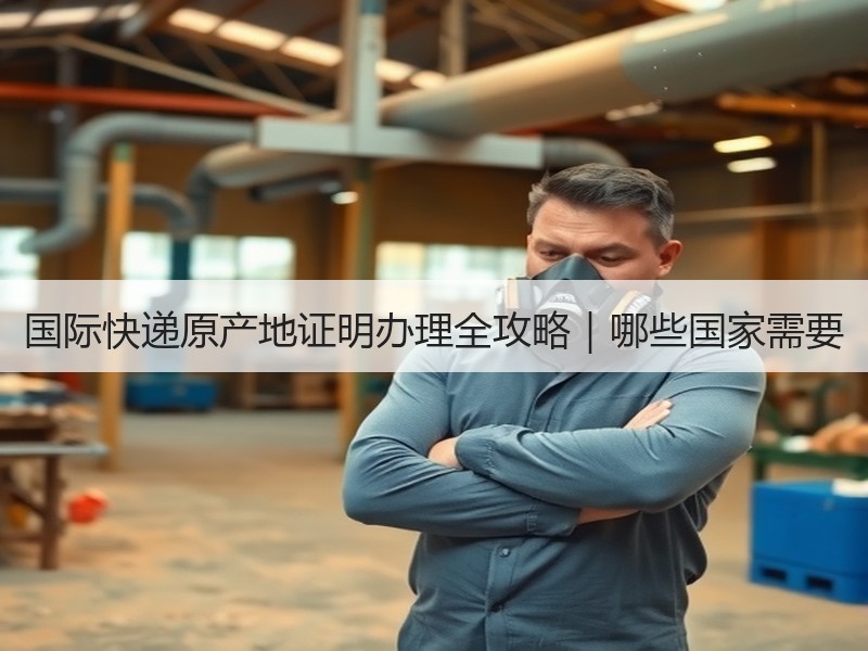 国际快递原产地证明办理全攻略｜哪些国家需要