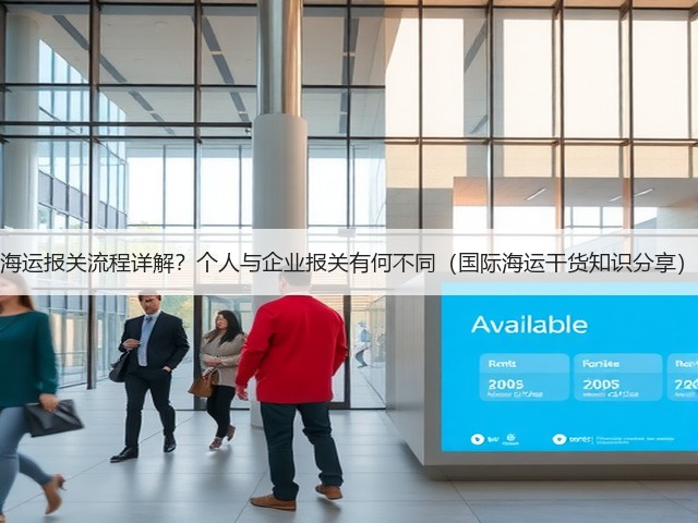 海运报关流程详解？个人与企业报关有何不同（国际海运干货知识分享）(图2)