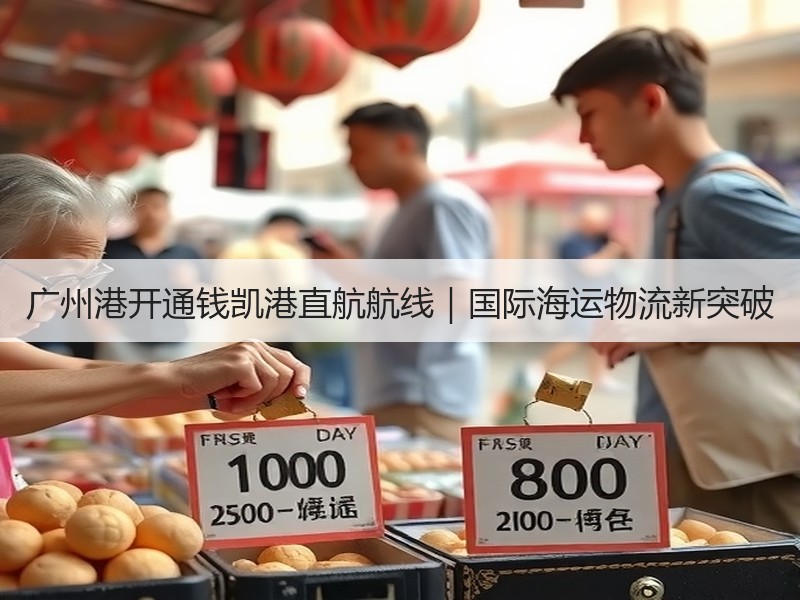 广州港开通钱凯港直航航线|国际海运物流新突破 广州港开通钱凯港直航航线|国际海运物流新突破
