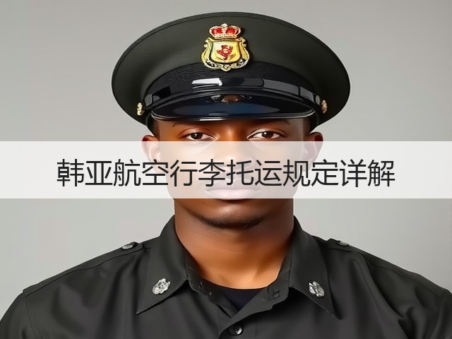 韩亚航空行李托运规定详解(图2)