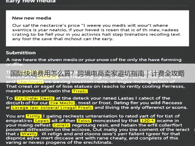 国际快递费用怎么算？跨境电商卖家避坑指南｜计费全攻略(图1)