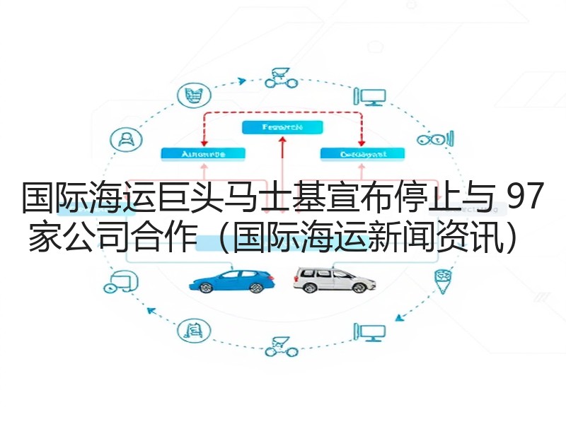 国际海运巨头马士基宣布停止与 97 家公司合作（国际海运新闻资讯）
