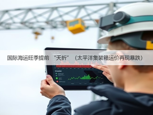 国际海运旺季提前 “夭折”（太平洋集装箱运价再现暴跌）(图1)