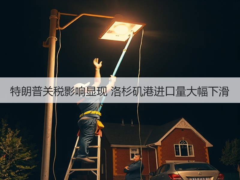特朗普关税影响显现 洛杉矶港进口量大幅下滑 特朗普关税影响显现 洛杉矶港进口量大幅下滑