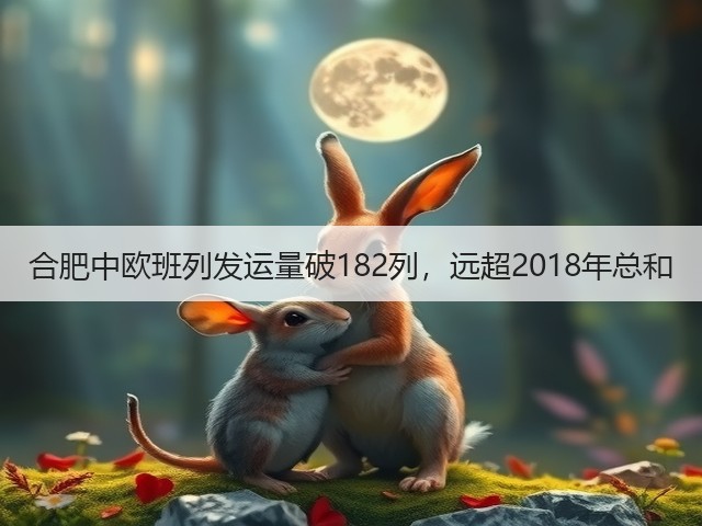 合肥中欧班列发运量破182列,远超2018年总和(图3) 合肥中欧班列发运量破182列,远超2018年总和(图3)