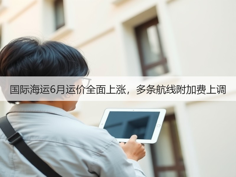 国际海运6月运价全面上涨，多条航线附加费上调