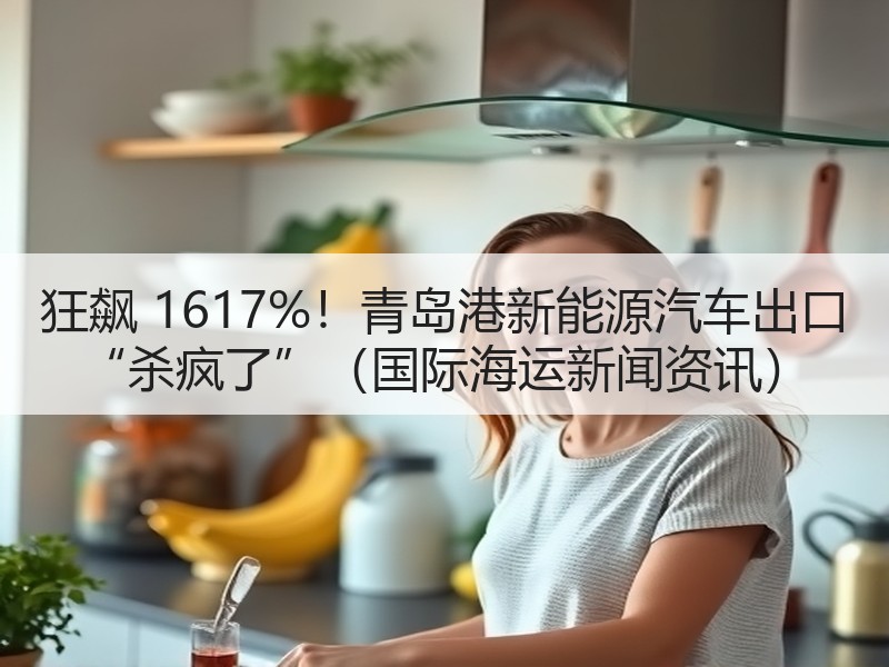 狂飙 1617%！青岛港新能源汽车出口 “杀疯了”（国际海运新闻资讯）