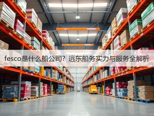 fesco是什么船公司?远东船务实力与服务全解析(图1) fesco是什么船公司?远东船务实力与服务全解析(图1)