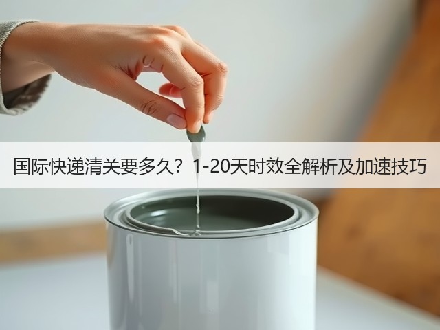 国际快递清关要多久？1-20天时效全解析及加速技巧(图1)