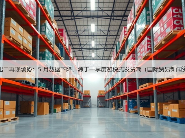 德国出口再现颓势:5 月数据下降,源于一季度避税式发货潮(国际贸易新闻资讯)(图1) 德国出口再现颓势:5 月数据下降,源于一季度避税式发货潮(国际贸易新闻资讯)(图1)